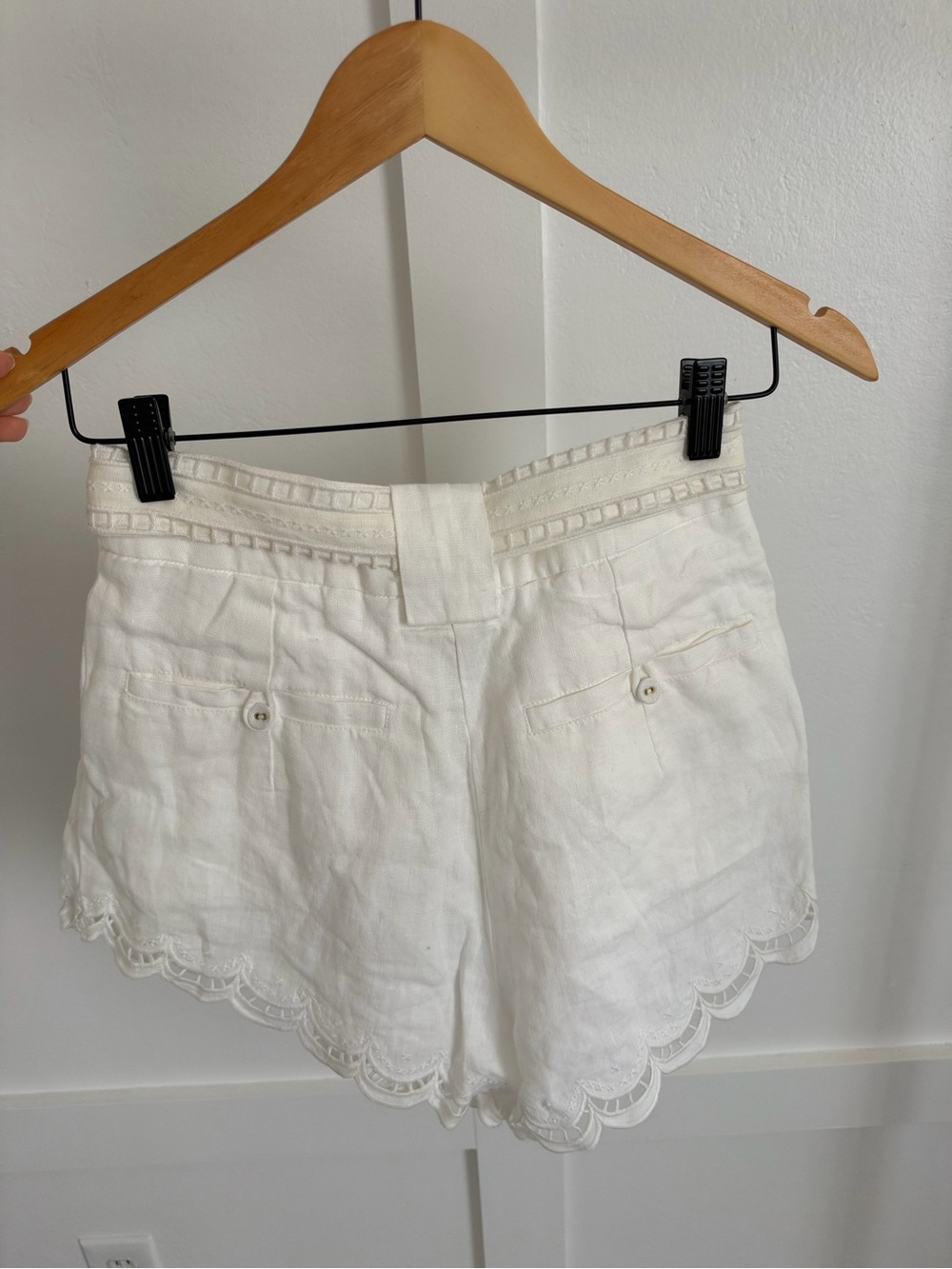 Farm Rio Off White Richelieu Shorts - Picture 6 of 6